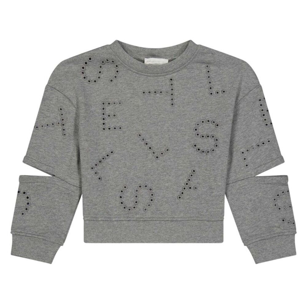 Stella McCartney Childrens/Kids Crew Neck Sweatshirt / Gray